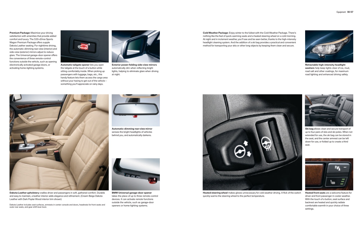 2010 BMW 5-Series Wagon Brochure Page 13